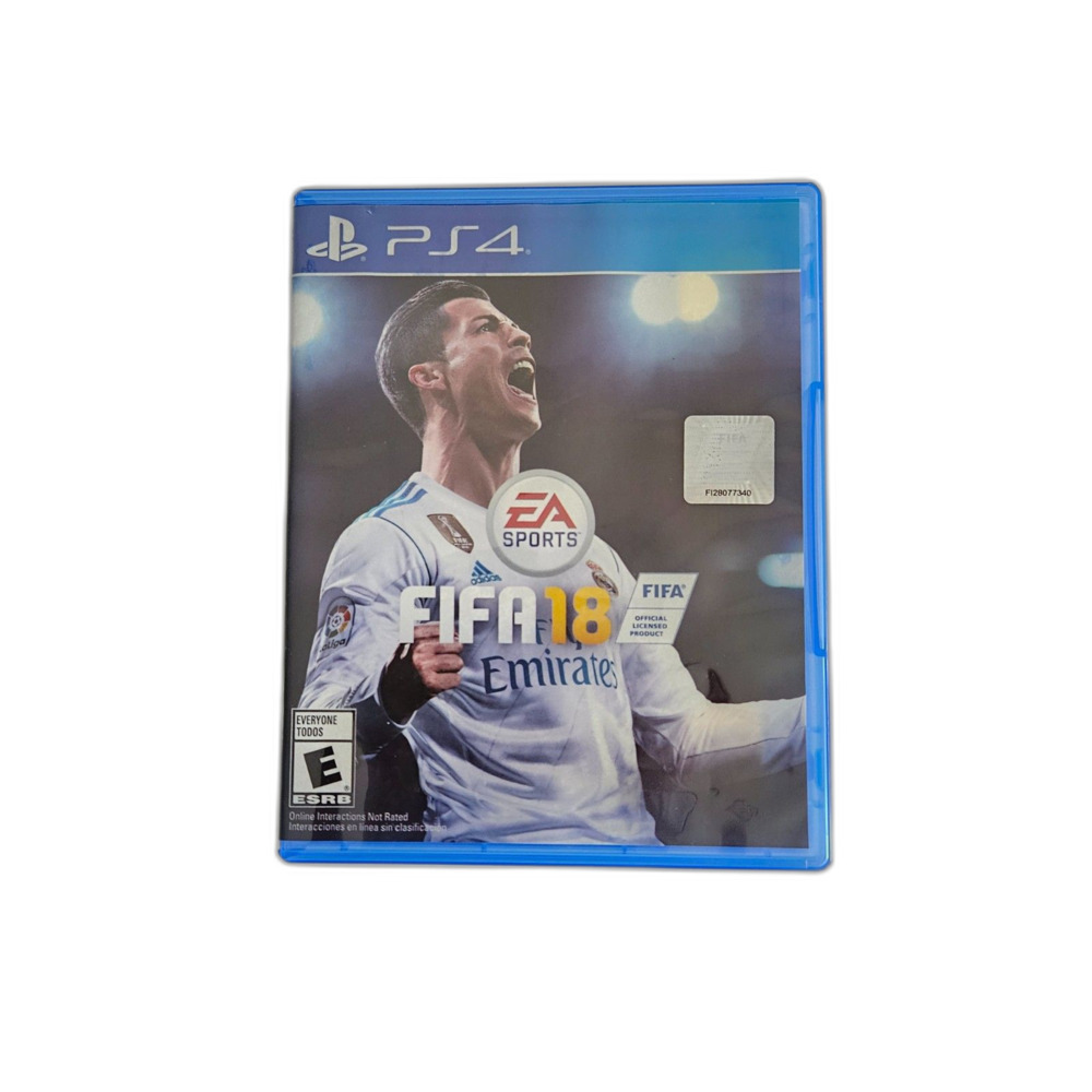 FIFA 18 Sony PlayStation 4 PS4 Soccer Video Game Cristiano Ronaldo CIB